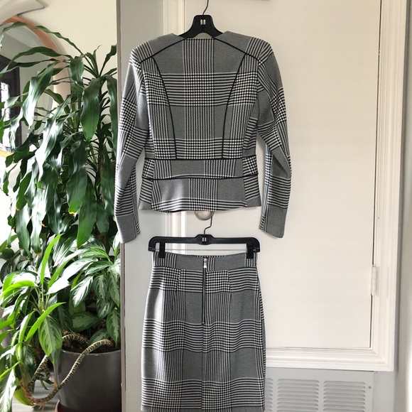 H&M Matching Houndstooth Jacket and Skirt Suits - Picture 3 of 6